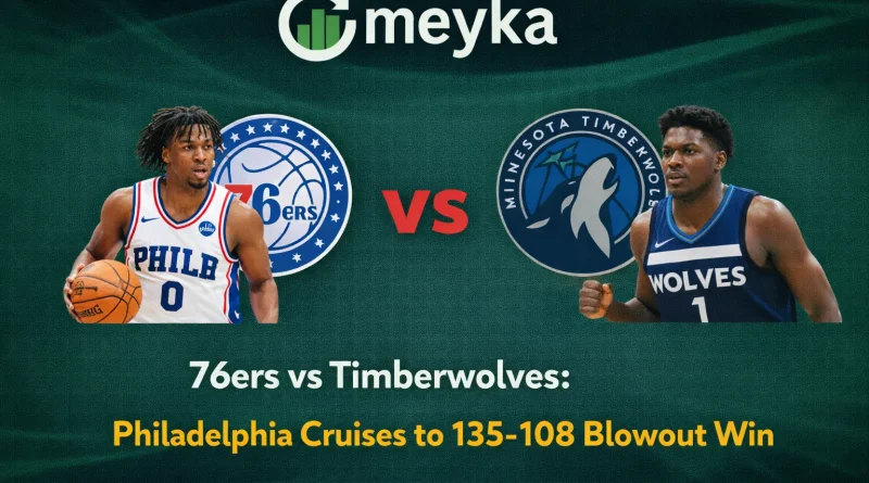 76ers vs Timberwolves: Philadelphia Cruises to 135-108 Blowout Win