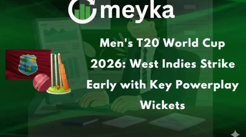 Men's T20 World Cup 2026: West Indies Strike Early with Key Powerplay Wickets
