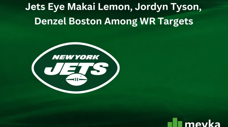 Jets Eye Makai Lemon, Jordyn Tyson, Denzel Boston Among WR Targets