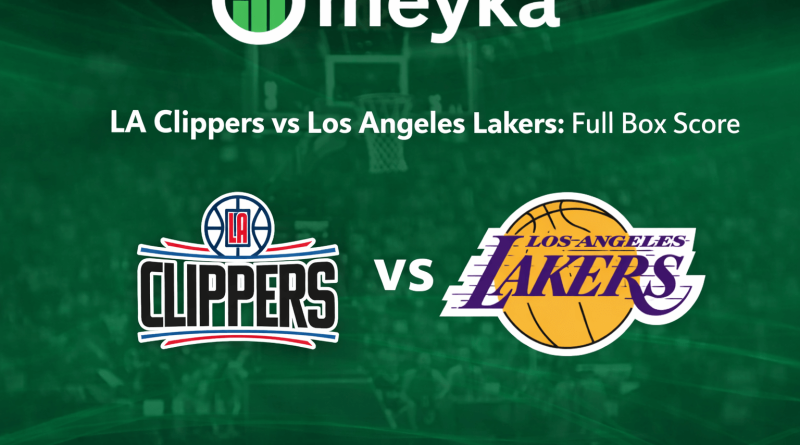 LA Clippers vs Los Angeles Lakers