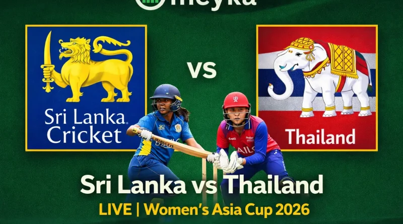 Sri Lanka vs Thailand LIVE Women's Asia Cup 2026
