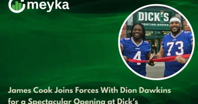 James Cook Joins Forces With Dion Dawkins for a Spectacular Opening at Dick’s
