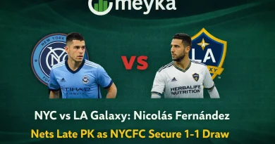NYC vs LA Galaxy: Nicolás Fernández Nets Late PK as NYCFC Secure 1-1 Draw
