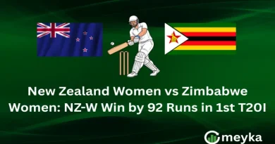 New Zealand Women vs Zimbabwe Women: NZ-W Win by 92 Runs in 1st T20I