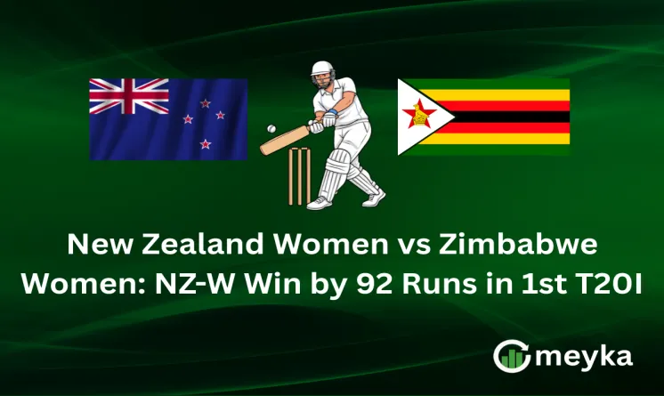 New Zealand Women vs Zimbabwe Women: NZ-W Win by 92 Runs in 1st T20I