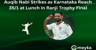 Auqib Nabi Strikes as Karnataka Reach 35/1 at Lunch in Ranji Trophy Final
