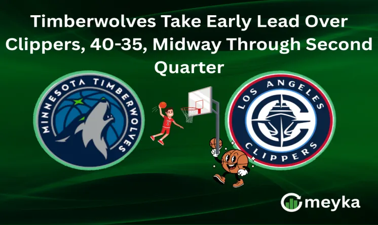 Timberwolves Take Early Lead Over Clippers, 40-35, Midway Through Second Quarter