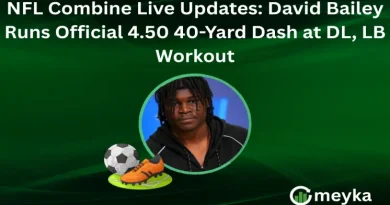 NFL Combine Live Updates: David Bailey Runs Official 4.50 40-Yard Dash at DL, LB Workout