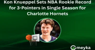 Kon Knueppel Sets NBA Rookie Record for 3-Pointers in Single Season for Charlotte Hornets