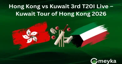 Hong Kong vs Kuwait 3rd T20I Live – Kuwait Tour of Hong Kong 2026