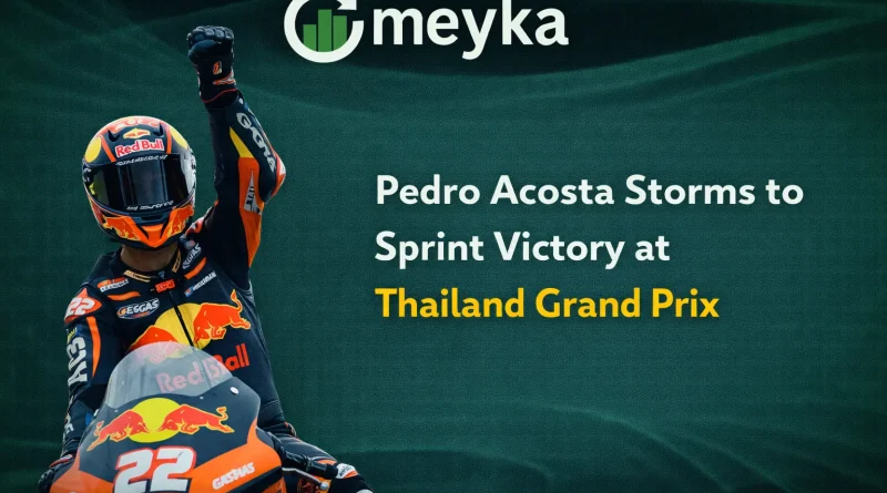 Pedro Acosta Storms to Sprint Victory at Thailand Grand Prix