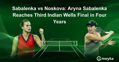 Sabalenka vs Noskova: Aryna Sabalenka Reaches Third Indian Wells Final in Four Years