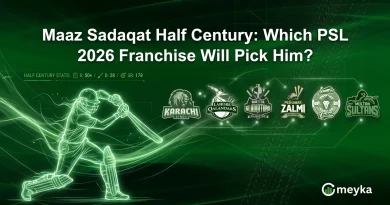 Maaz Sadaqat Half Century: Which PSL 2026 Franchise Will Pick Him?