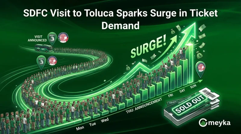 SDFC Visit to Toluca Sparks Surge in Ticket Demand