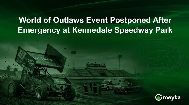 World of Outlaws Event Postponed After Emergency at Kennedale Speedway Park