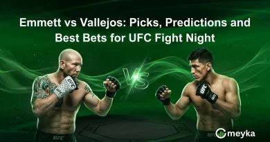 Emmett vs Vallejos: Picks, Predictions and Best Bets for UFC Fight Night