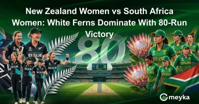 New Zealand Women vs South Africa Women: White Ferns Dominate With 80-Run Victory