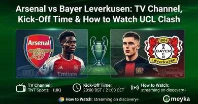 Arsenal vs Bayer Leverkusen: TV Channel, Kick-Off Time & How to Watch UCL Clash