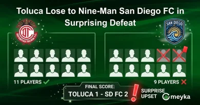 Toluca Lose to Nine-Man San Diego FC in Surprising Defeat