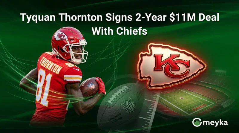 Tyquan Thornton Signs 2-Year $11M Deal With Chiefs
