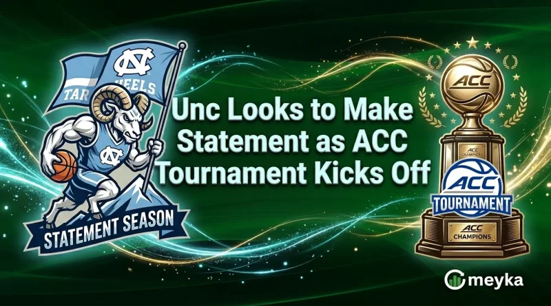 Unc Looks to Make Statement as ACC Tournament Kicks Off