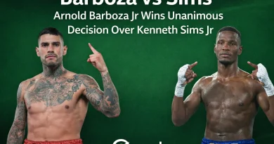Barboza vs Sims: Arnold Barboza Jr Wins Unanimous Decision Over Kenneth Sims Jr