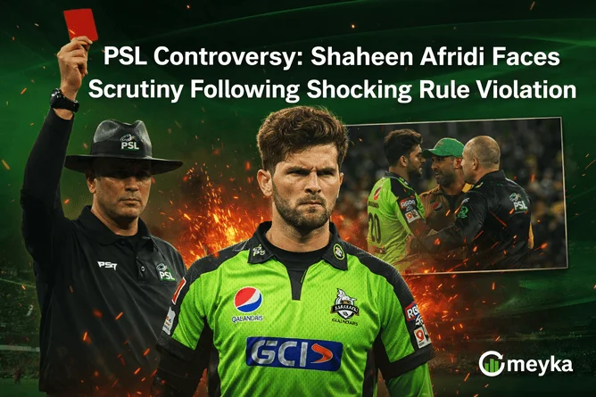 PSL Controversy: Shaheen Afridi Faces Scrutiny Following Shocking Rule Violation