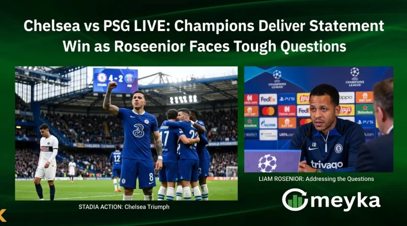 Chelsea vs PSG LIVE: Champions Deliver Statement Win as Rosenior Faces Tough Questions