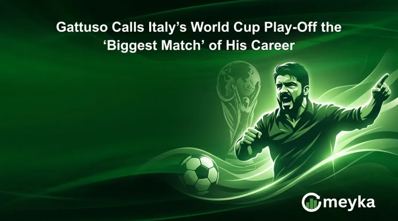 Gattuso Calls Italy’s World Cup Play-Off the ‘Biggest Match’ of His Career