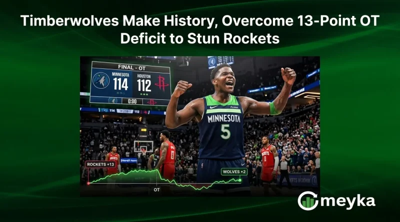 Timberwolves Make History, Overcome 13-Point OT Deficit to Stun Rockets