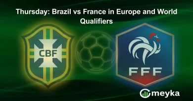 Thursday: Brazil vs France in Europe and World Qualifiers