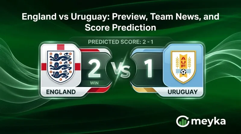 England vs Uruguay: Preview, Team News, and Score Prediction