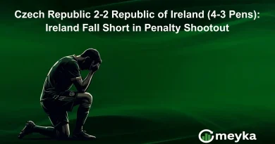 Czech Republic 2-2 Republic of Ireland (4-3 Pens): Ireland Fall Short in Penalty Shootout