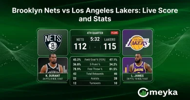 Brooklyn Nets vs Los Angeles Lakers: Live Score and Stats