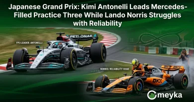 Japanese Grand Prix: Kimi Antonelli Leads Mercedes-Filled Practice Three While Lando Norris Struggles with Reliability