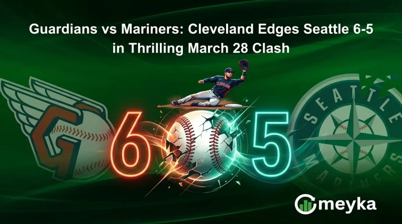 Guardians vs Mariners: Cleveland Edges Seattle 6-5 in Thrilling March 28 Clash