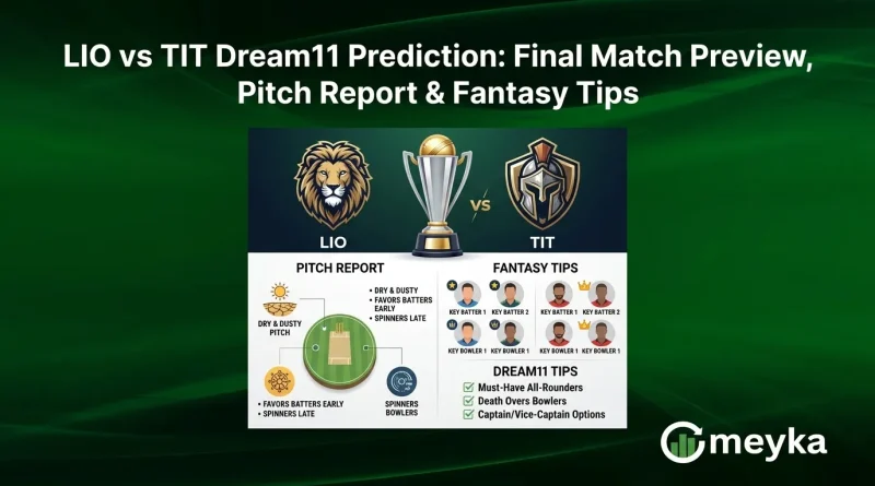 LIO vs TIT Dream11 Prediction: Final Match Preview, Pitch Report & Fantasy Tips