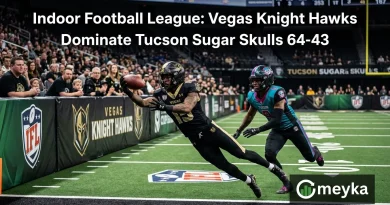 Indoor Football League: Vegas Knight Hawks Dominate Tucson Sugar Skulls 64-43