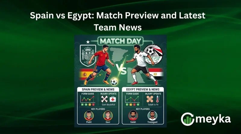 Spain vs Egypt: Match Preview and Latest Team News