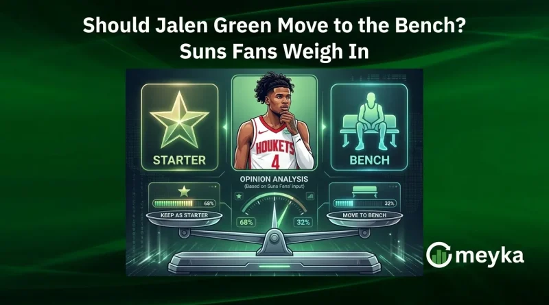 Should Jalen Green Move to the Bench? Suns Fans Weigh In