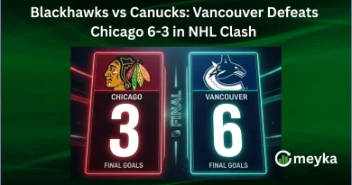 Blackhawks vs Canucks: Vancouver Defeats Chicago 6-3 in NHL Clash