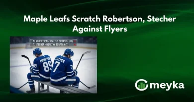 Maple Leafs Scratch Robertson, Stecher Against Flyers