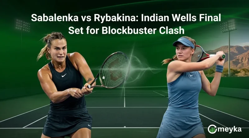 Sabalenka vs Rybakina: Indian Wells Final Set for Blockbuster Clash
