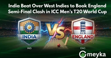 India Beat Over West Indies to Book England Semi-Final Clash in ICC Men's T20 World Cup