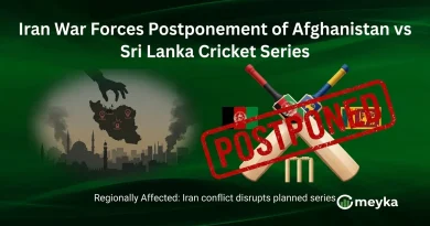 Iran War Forces Postponement of Afghanistan vs Sri Lanka Cricket Series