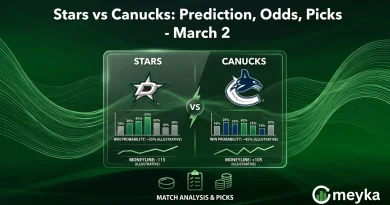 Stars vs Canucks: Prediction, Odds, Picks – March 2