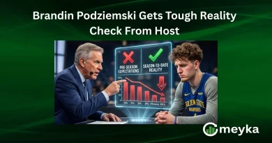 Brandin Podziemski Gets Tough Reality Check From Host