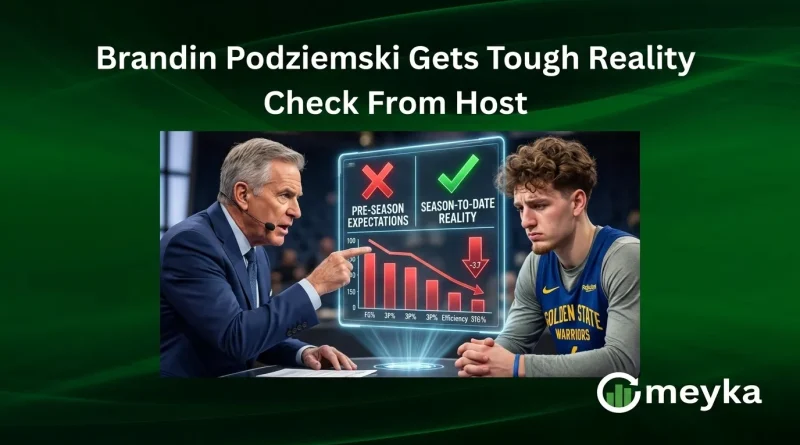 Brandin Podziemski Gets Tough Reality Check From Host