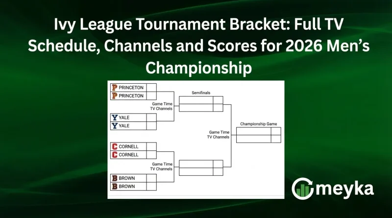 Ivy League Tournament Bracket: Full TV Schedule, Channels and Scores for 2026 Men’s Championship