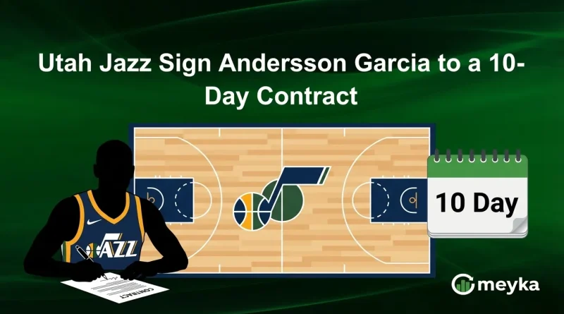 Utah Jazz Sign Andersson Garcia to a 10-Day Contract
